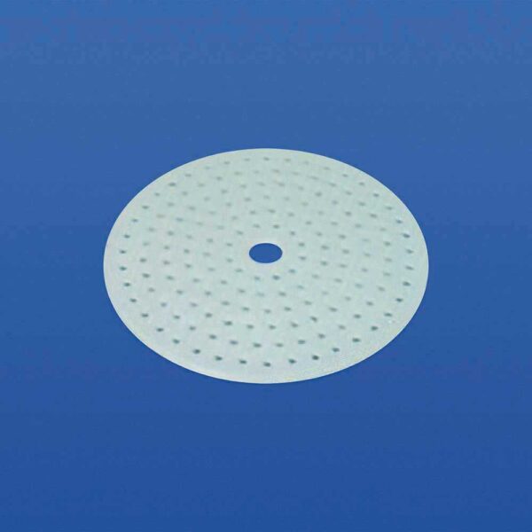 Desiccator Plate With Numerous Small Holes & Large Hole at Center