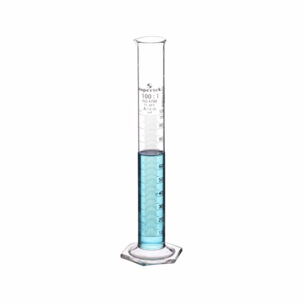 Measuring Cylinder with Hexagonal Glass Base, Class A