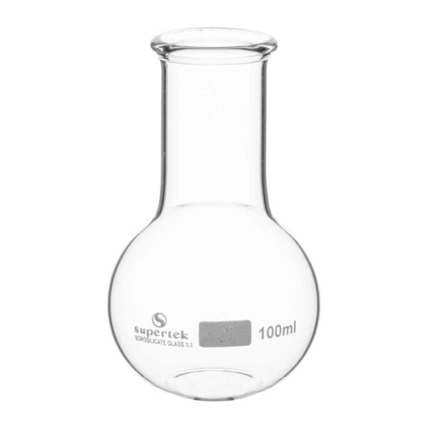 Flask Flat Bottom Wide Neck