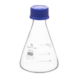 Flask Conical (Erlenmeyer) with Screw Cap