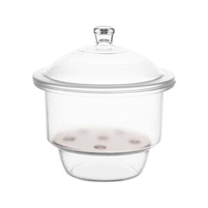 Desiccator with Cover Neutral Glass with Porcelain Plate