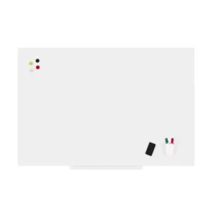 PROFESSIONAL DRY-WIPE BOARD WITH MAGNETIC LACQUERED SURFACE 100X150CM