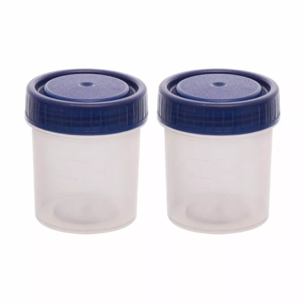 60ml Clear container, plastic cap