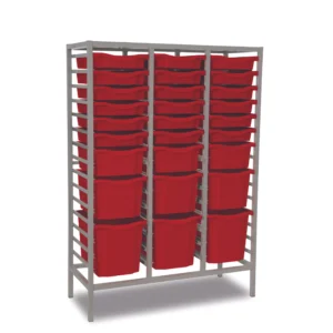 Combination Unit -33 tray s  18 single trays, 3 double trays, 3 triple trays & 3 quad trays W1050 x D430 x H1495mm
