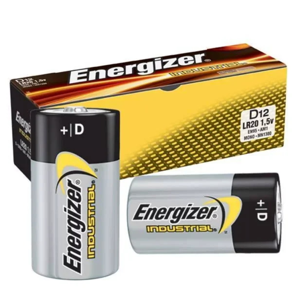 D TYPE ENERGIZER INDUSTRIAL BATTERY PK12