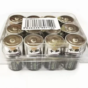 D TYPE ULTRA MAX ALKALINE BATTERY PK12