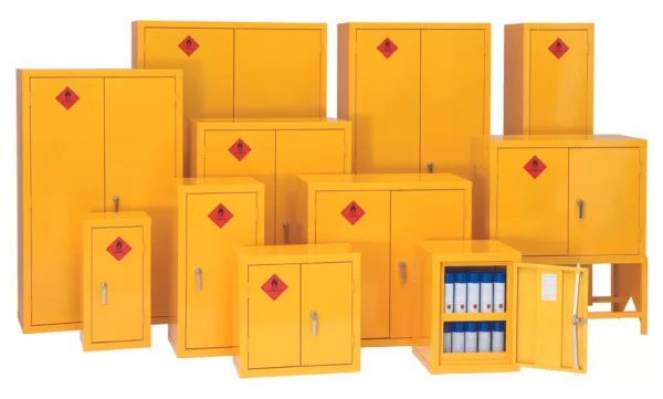 Flammable Storage Cabinet 1800x1200x460 Yellow