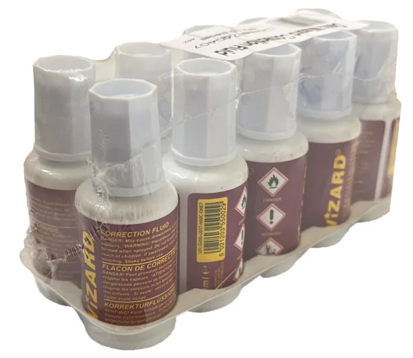 Correction Fluid White 20ml - Pack of 10