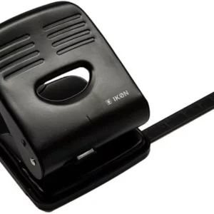 Black Medium 2 Hole Punch Black 30 Sheet Capacity
