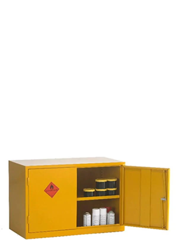 Flammable Storage Cabinet 609X915X457 Yellow