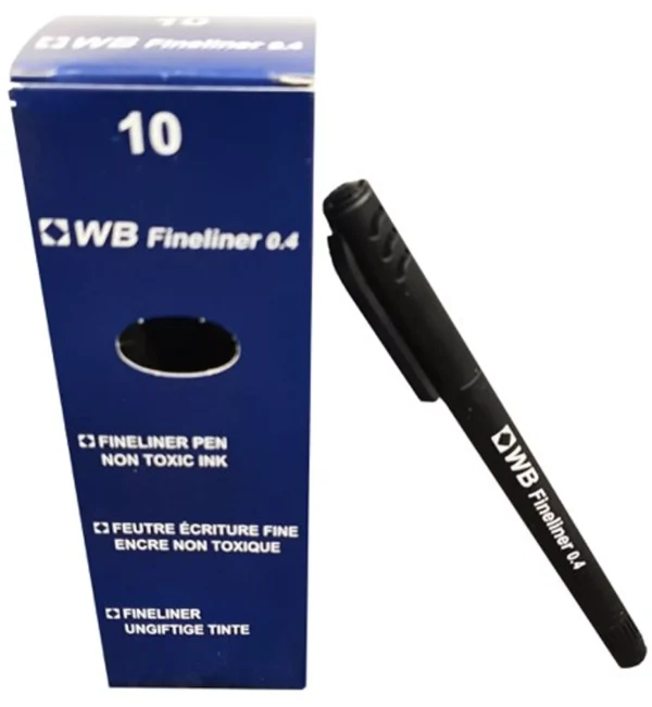 Fineliner Pen 0.4mm Black